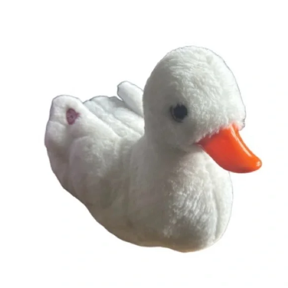 Zuru Pets Alice mama duck quacking waddling White Plush Duck Toy - Picture 3 of 8